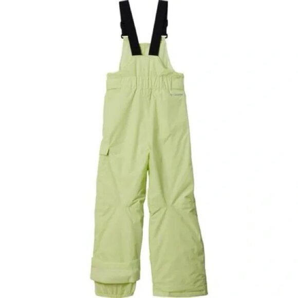 Columbia Snowslope III Bib Spring Yellow New Youth Unisex Size M (10/12) - Picture 2 of 4